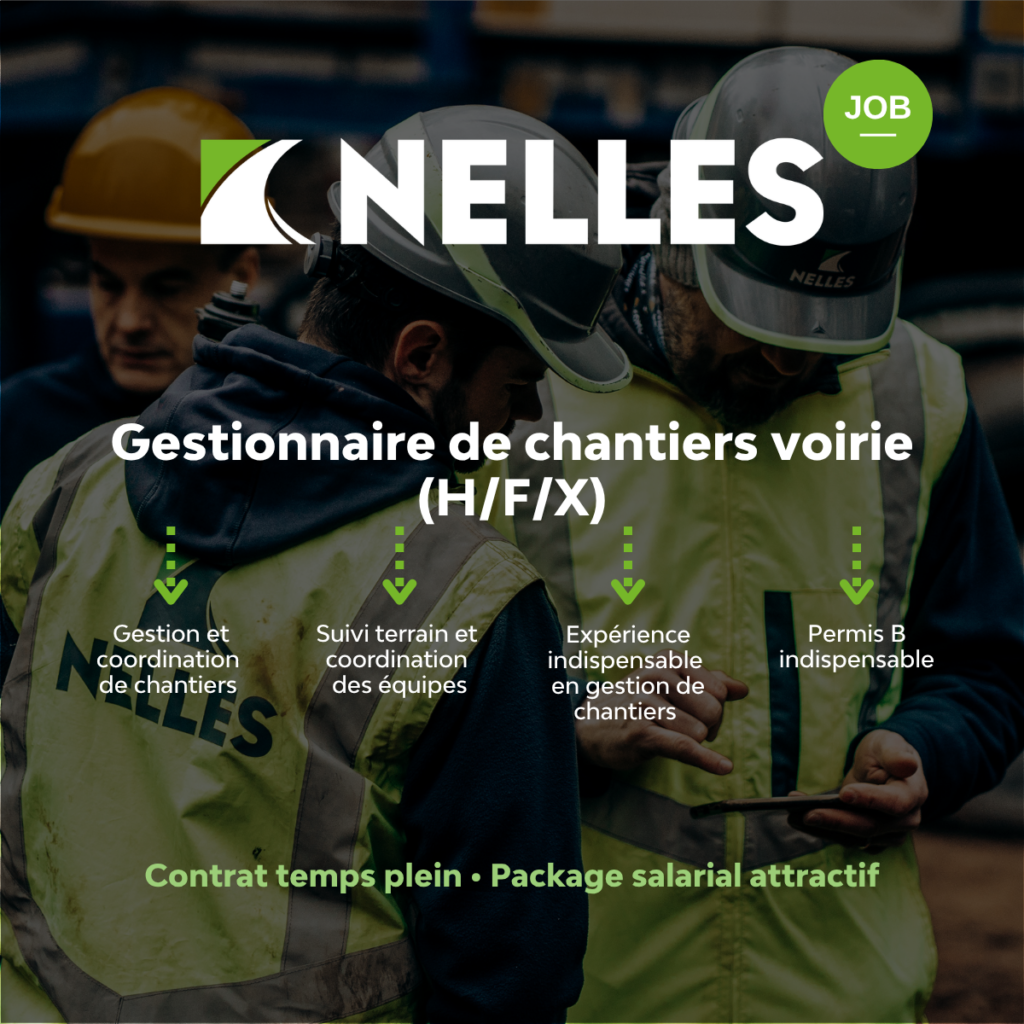 Gestionnaire de chantiers voirie (H/F/X)