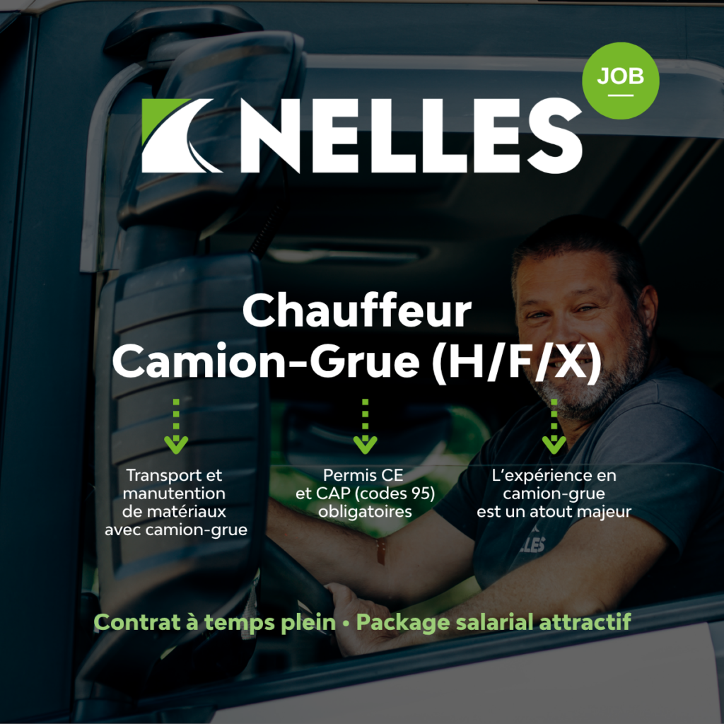 Chauffeur Camion-Grue (H/F/X)