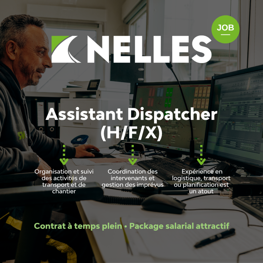 Dans le cadre du renforcement de nos équipes, nous recherchons un assistant dispatcher