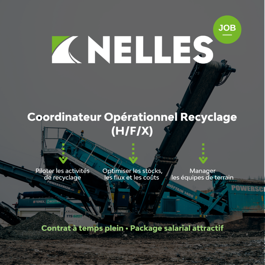 Coordinateur opérationnel Recyclage (H/F/X)